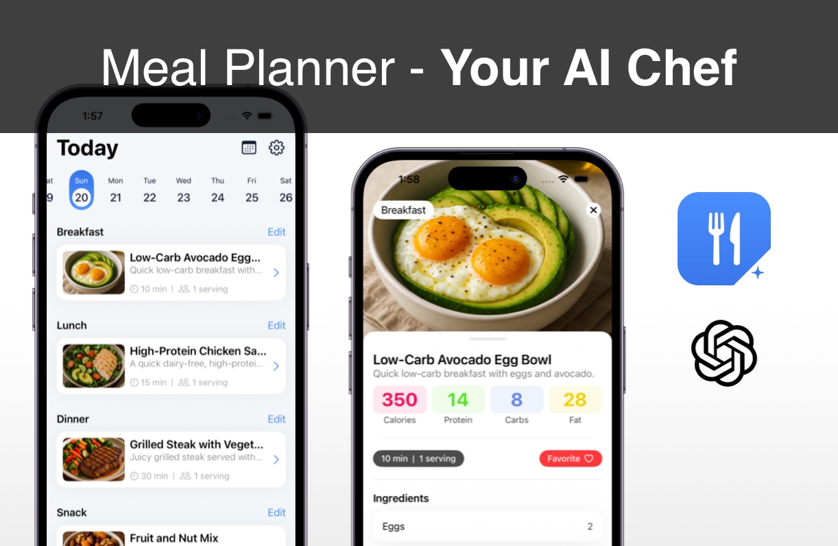 AI Meal Planner iOS app template