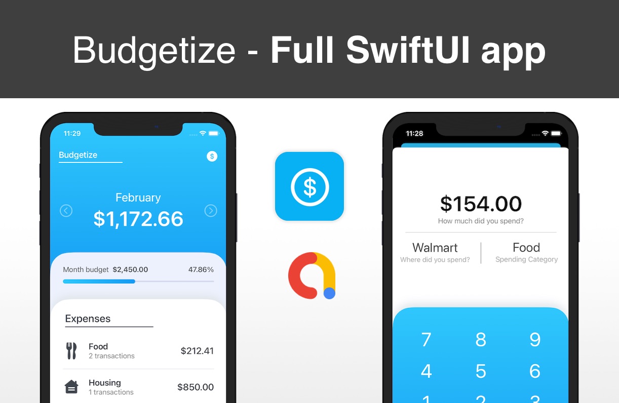 Budgetize iOS app template