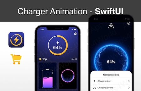 Fun Charging Animations iOS app template