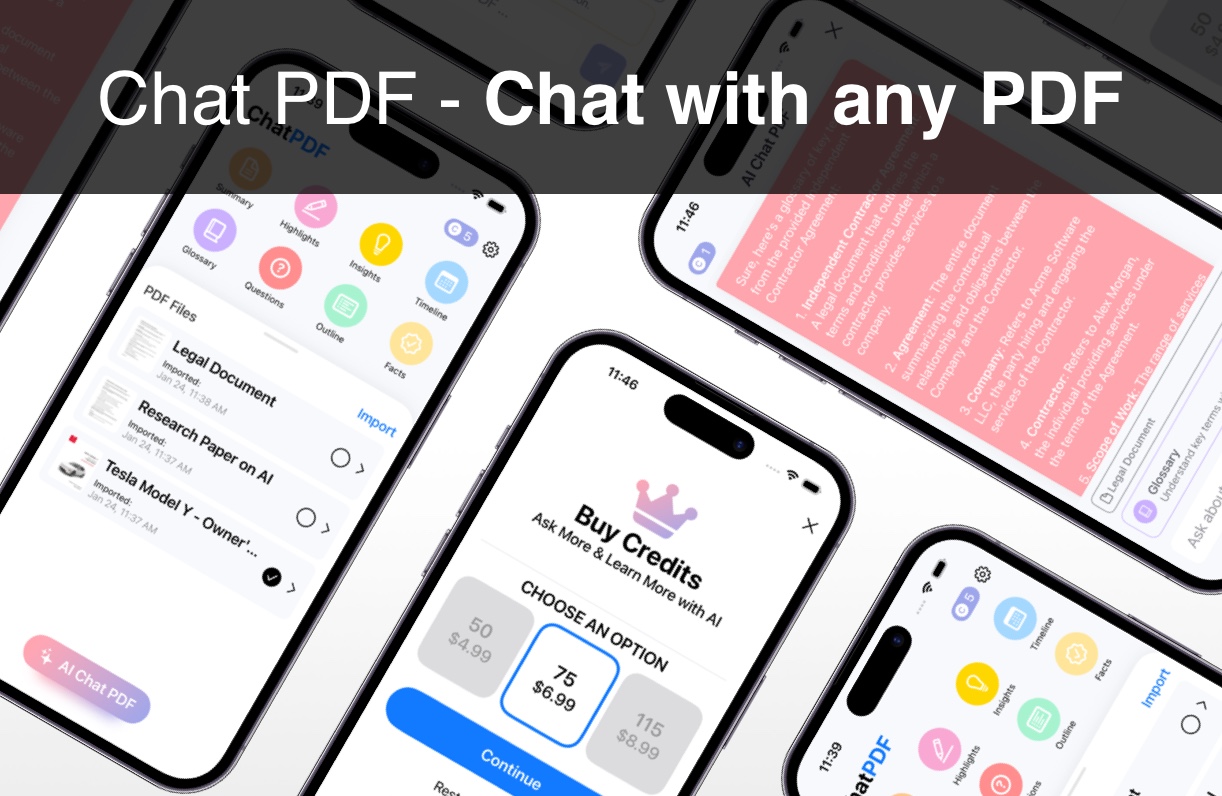 Chat PDF iOS app template