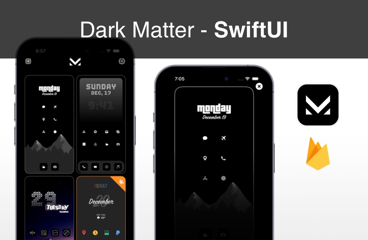 Dark Matter iOS app template