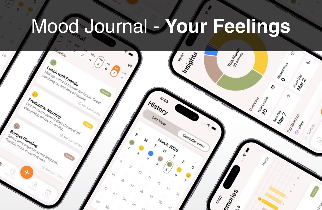 Mood Journal iOS app template