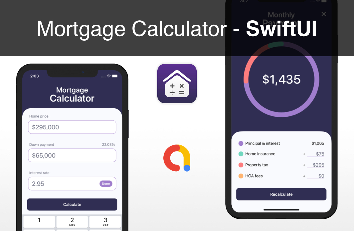 Mortgage Calculator iOS app template