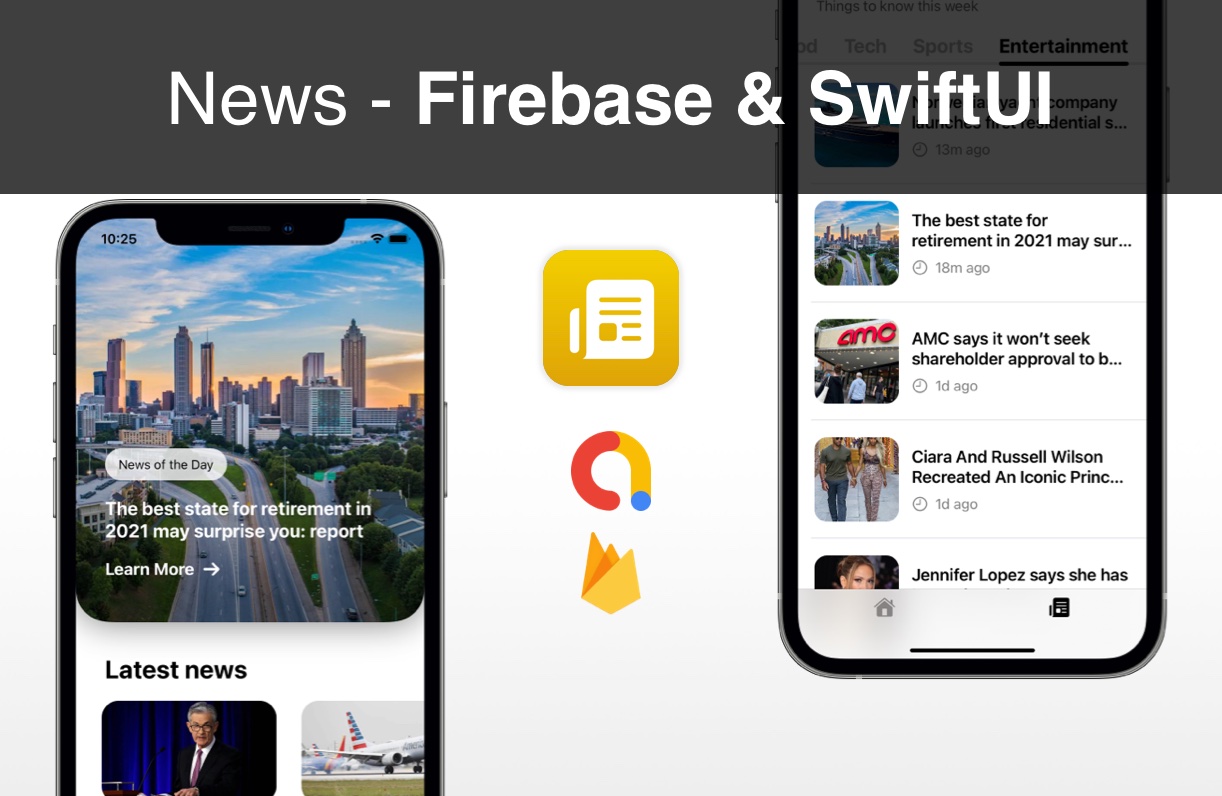 News + Firebase iOS app template
