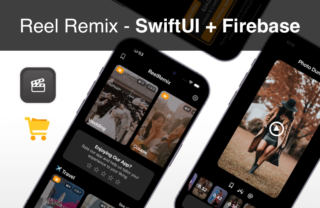 Reel Remix iOS app template