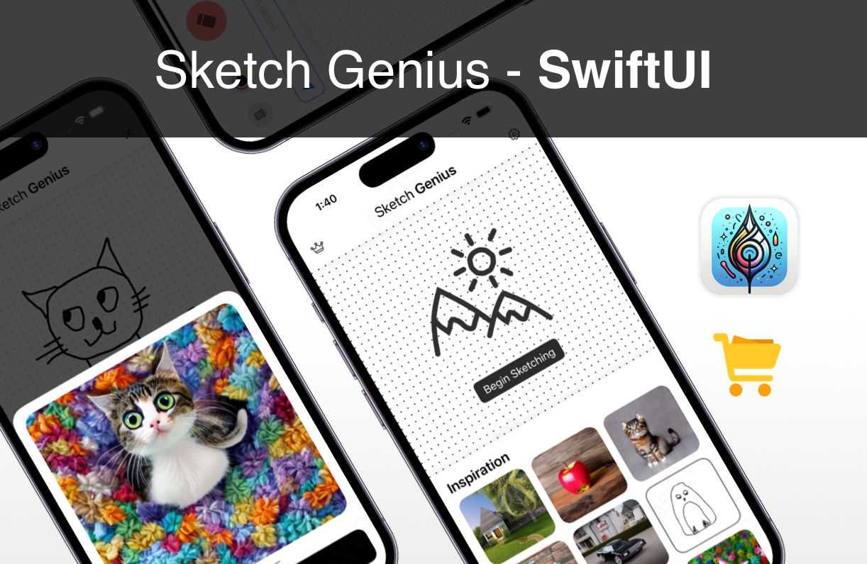 Sketch Genius iOS app template