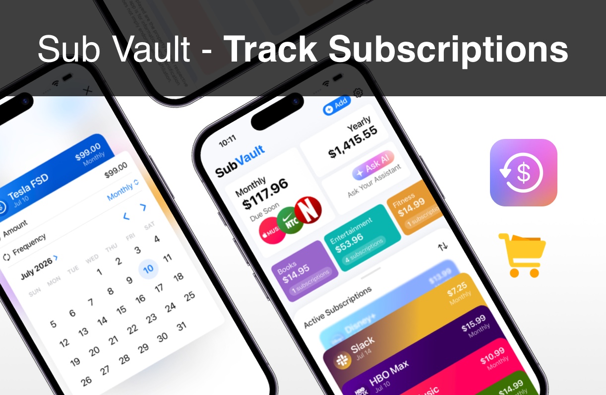 Sub Vault iOS app template