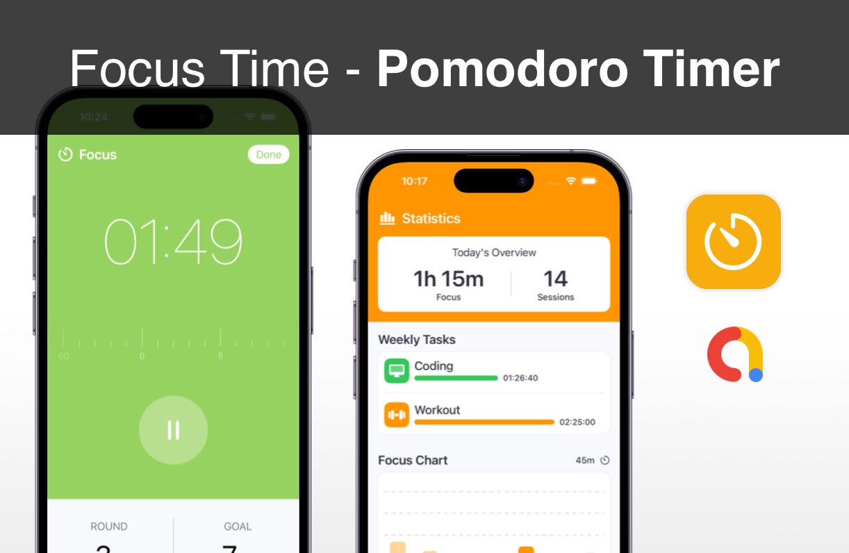 Focus Time iOS app template