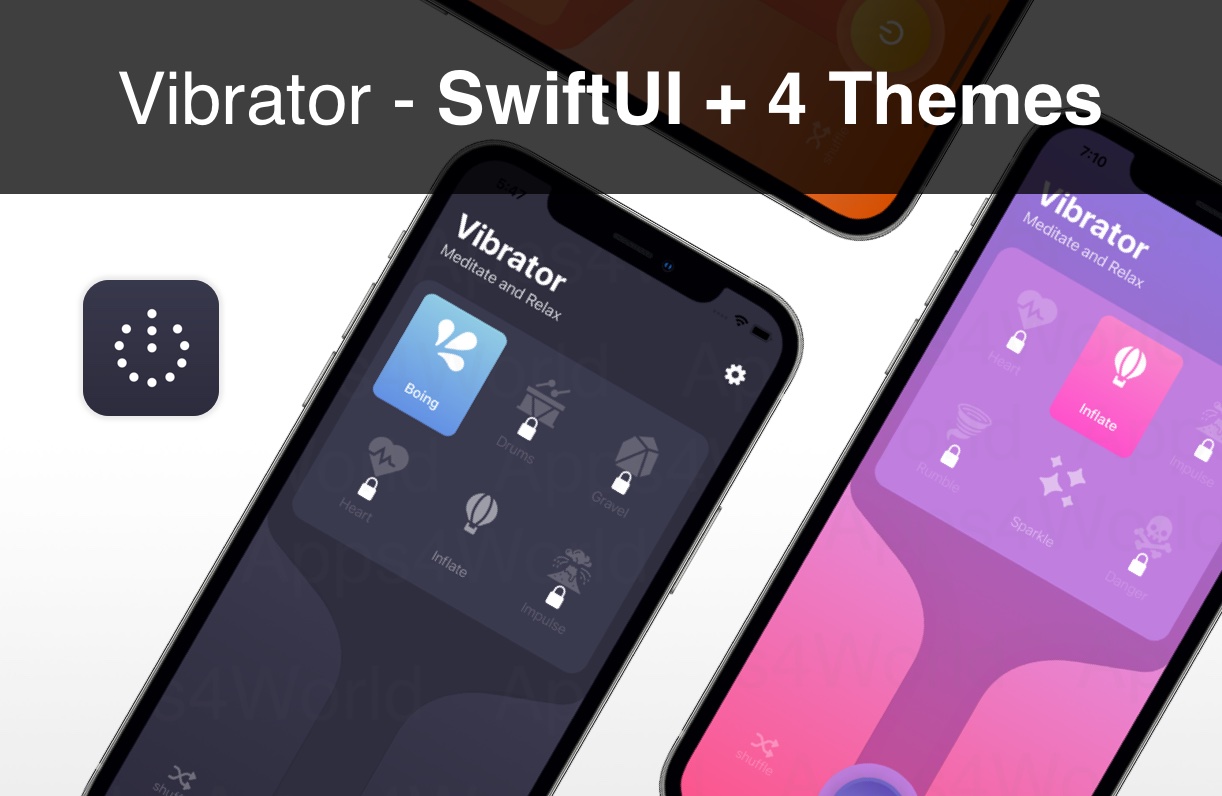 Vibrator iOS app template