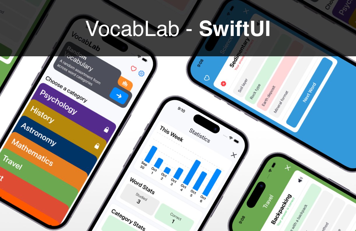 Vocab Lab iOS app template