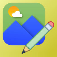 Wallpaper Editor iOS app icon - built from the Wallpaper Editor template