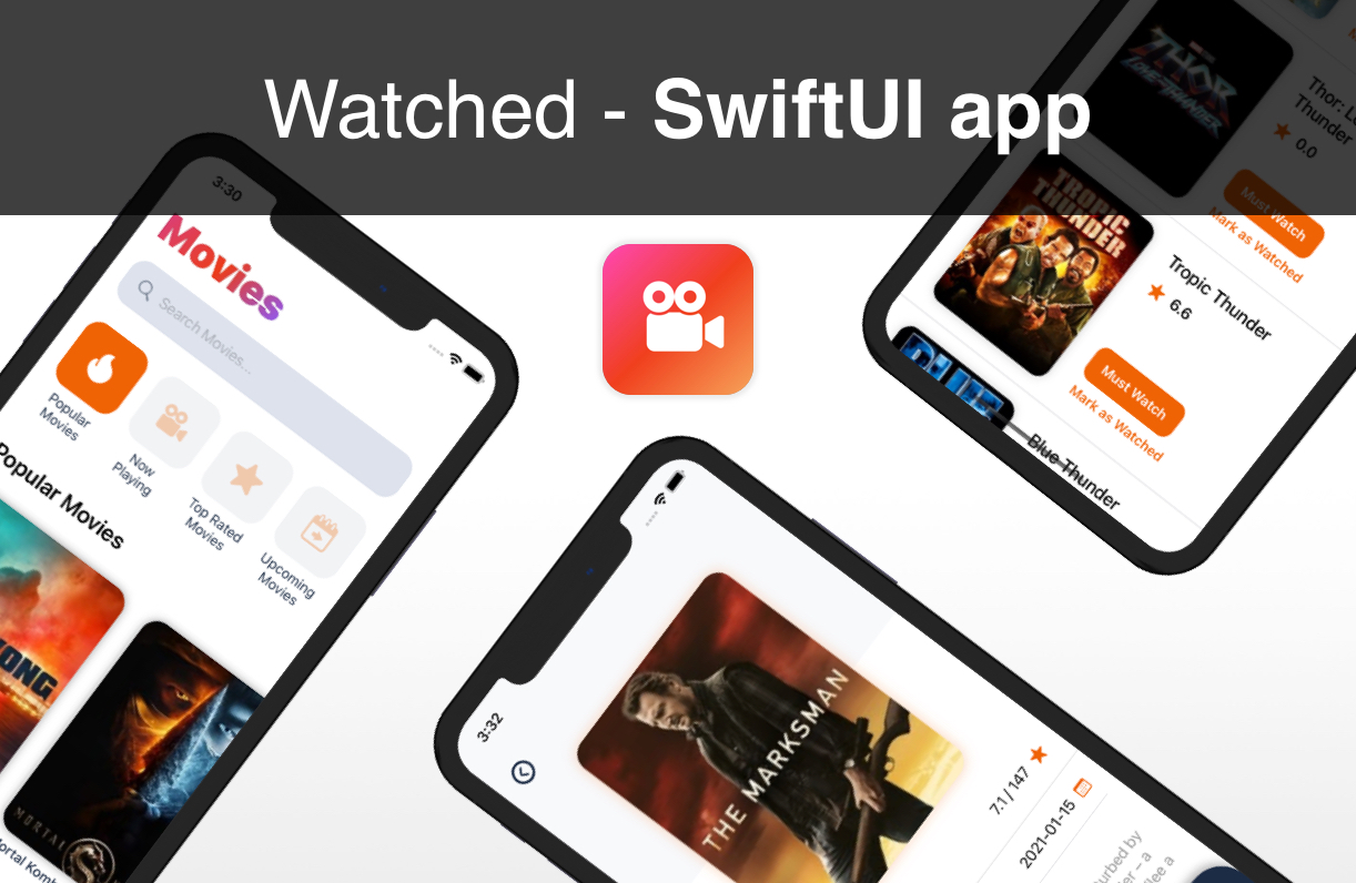 Watched - Movies iOS app template