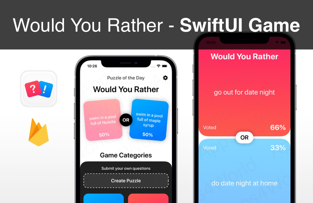 WYR Game iOS app template